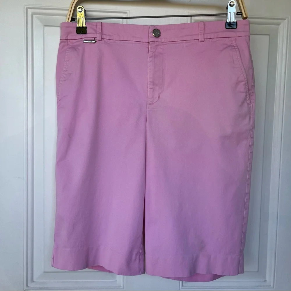 •Lauren Ralph Lauren• Ladies Light Pink Bermuda Shorts - Size 6